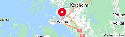 Map of Vaasa named for